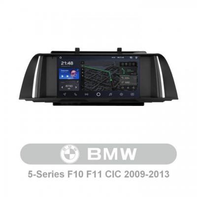 Штатна магнітола Teyes CC2 PLUS 6+128 Gb BMW 5 Series F10 F11 CIC 2009-2013 9″