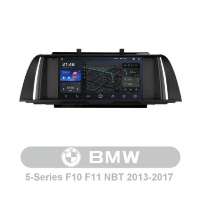 Штатна магнітола Teyes CC2 PLUS 4+64 Gb BMW 5 Series F10 F11 NBT 2013-2017 9″