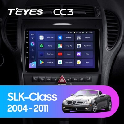 Штатна магнітола Teyes CC3 3+32 Gb Mercedes-Benz SLK-Class SLK Class R171 2004-2011 9″