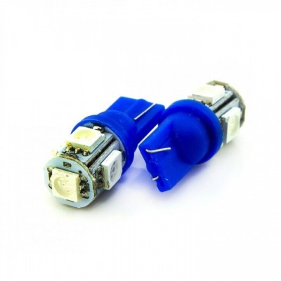 Світлодіодна лампа 10160 Т10-5SMD Синій