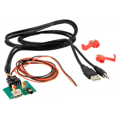 Адаптер для штатних USB / AUX-роз’ємів KIA Rio, Sorento, Venga ACV 44-1180-007