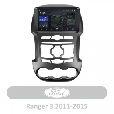 Штатна магнітола AMS T910 3+32 Gb Ford Ranger 3 2011-2015 9″
