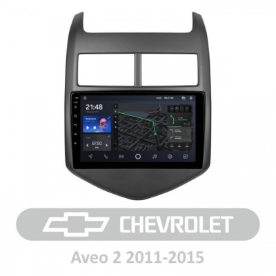 Штатна магнітола AMS T910 3+32 Gb Chevrolet Aveo 2 2011-2015 9″