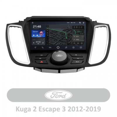 Штатна магнітола AMS T910 3+32 Gb Ford Kuga 2 Escape 3 2012-2019 9″ (B)