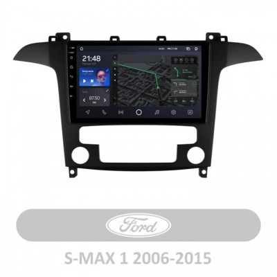 Штатна магнітола AMS T910 3+32 Gb Ford S-MAX 1 2006-2015 9″
