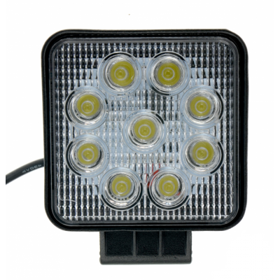 Квадратна світлодіодна LED фара ближнього світла Cyclon WL-105 27W EP9 FL TF