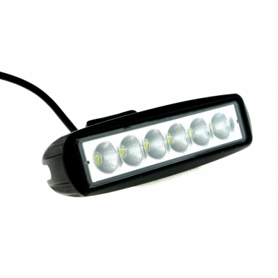 Прямокутна світлодіодна LED фара ближнього світла Cyclon WL-303 18W EP6 FL TF