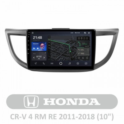 Штатна магнітола AMS T1010 6+128 Gb Honda CR-V 4 RM RE 2011-2015 (A) 10″