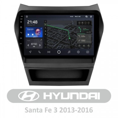 Штатна магнітола AMS T910 3+32 Gb Hyundai Santa Fe 3 2013-2016 9″ (A)