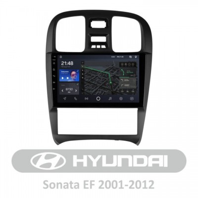 Штатна магнітола AMS T910 3+32 Gb Hyundai Sonata EF 2001-2012 9″