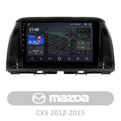 Штатна магнітола для Mazda CX5 CX-5 CX 5 1 KE 2012-2015 (A) AMS T910 3+32 Gb 9″