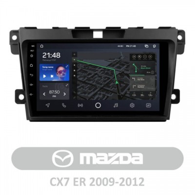 Штатна магнітола AMS T910 3+32 Gb Mazda CX7 CX-7 CX 7 ER 2009-2012 9″