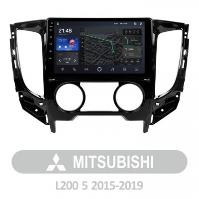 Штатна магнітола AMS T910 6+128 Gb Mitsubishi L200 5 2015-2019-Manual air conditioning 9″
