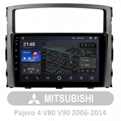 Штатна магнітола AMS T910 3+32 Gb Mitsubishi Pajero 4 V80 V90 2006-2014 (A) 9″
