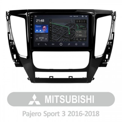 Штатна магнітола AMS T910 3+32 Gb Mitsubishi Pajero Sport 3 2016-2018 9″
