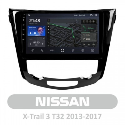 Штатна магнітола AMS T1010 3+32 Gb Nissan X-Trail 3 T32 2013-2017-Automatic air conditioning (B) 10″