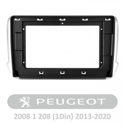 Штатна магнітола AMS T1010 6+128 Gb Peugeot 2008 1 208 (1Din) 2013-2020 10″