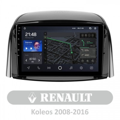 Штатна магнітола AMS T910 3+32 Gb Renault Koleos 2008-2016 9″