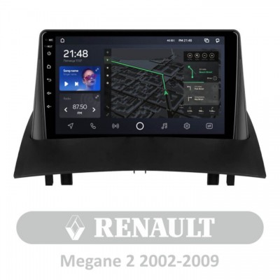 Штатна магнітола AMS T910 3+32 Gb Renault Megane 2 2002-2009 9″