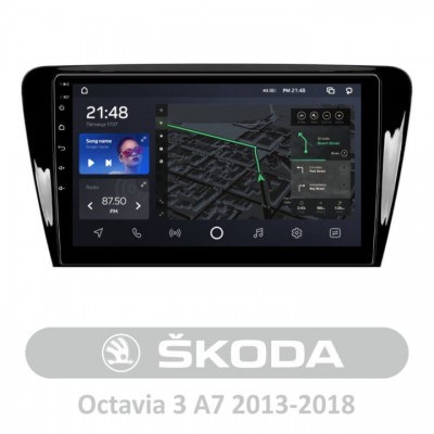 Штатна магнітола AMS T1010 6+128 Gb Skoda Octavia 3 A7 2013-2018 10″