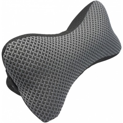 Автомобільна подушка STP “Кость” (32×16 см, чорна/сіра)