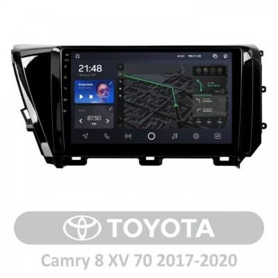 Штатная магнитола AMS T1010 3+32 Gb Toyota Camry 8 XV 70 2017-2020 (A) 10″