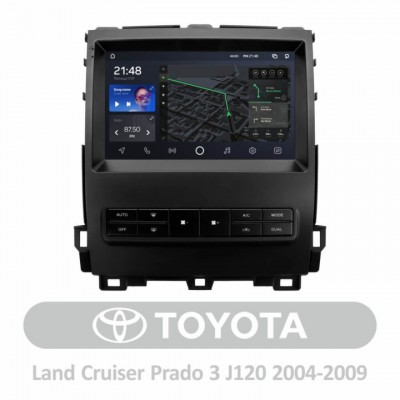 Штатна магнітола для Toyota Land Cruiser Prado 3 J120 2004-2009 (A) AMS T910 6+128 Gb 9″