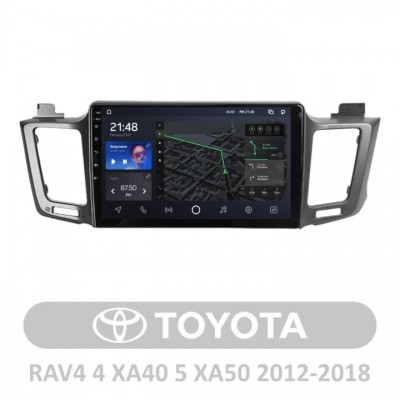 Штатна магнітола AMS T1010 3+32 Gb Toyota RAV4 4 XA40 5 XA50 2012-2018 (B) 10″