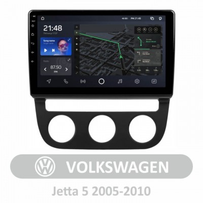 Штатна магнітола AMS T1010 3+32 Gb Volkswagen Jetta 5 2005-2010 (B) 10″
