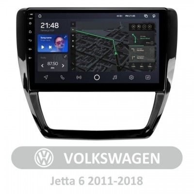 Штатна магнітола AMS для Volkswagen Jetta 6 2011-2018 T1010 6+128 Gb 10″
