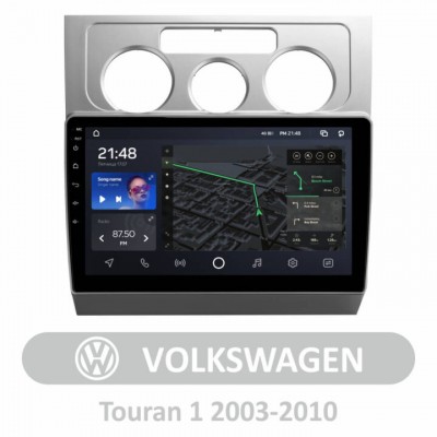 Штатна магнітола AMS T1010 6+128 Gb Volkswagen Touran 1 2003-2010 – A 10″